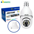 Câmera de Segurança Wi-Fi Jortan 360° Visão Noturna - 1 ano de Garantia