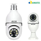 Câmera de Segurança Wi-Fi Jortan 360° Visão Noturna - 1 ano de Garantia