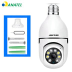 Câmera de Segurança Wi-Fi Jortan 360° Visão Noturna - 1 ano de Garantia